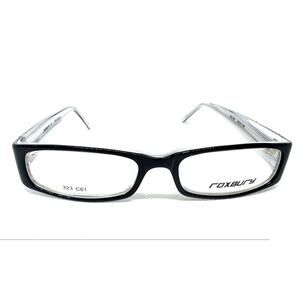 ROXBURY 327 C61 BLACK GREY JAPAN DESIGN AUTHENTIC EYEGLASS FRAMES 54-17-140